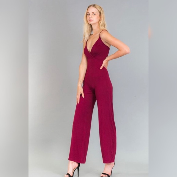 Wide-leg Bodycon Jumpsuit - Picture 2 of 3
